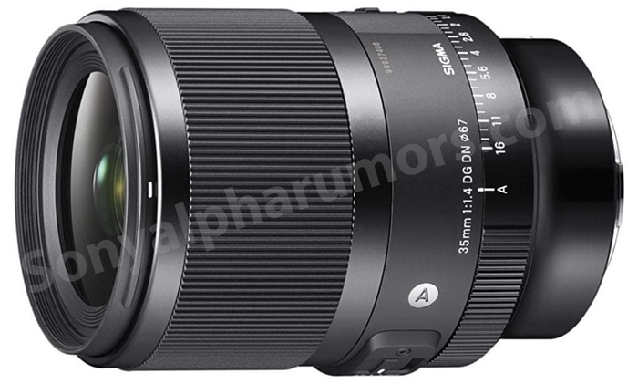 Lộ diện ảnh chính thức của ống kính Sigma 35mm F1.4 cho Sony ngàm E ra mắt vào ngày 27/4