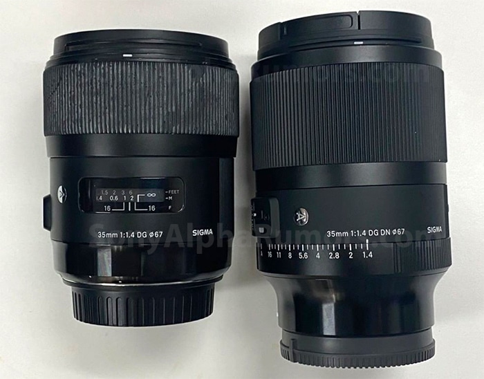 Lộ diện ảnh chính thức của ống kính Sigma 35mm F1.4 cho Sony ngàm E ra mắt vào ngày 27/4