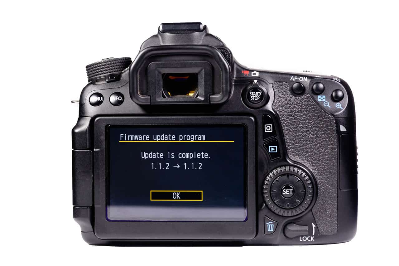 cập nhật firmware Canon