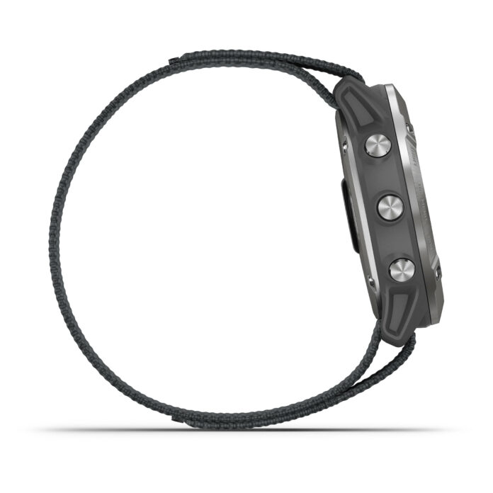 Đồng hồ Garmin Enduro GPS Solar (Steel, Gray UltraFit Nylon Strap)