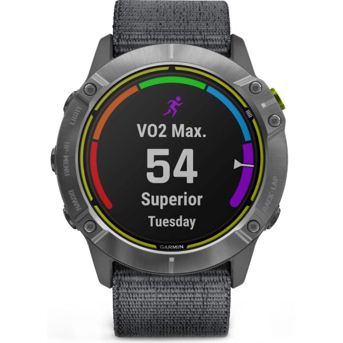 Đồng hồ Garmin Enduro GPS Solar (Steel, Gray UltraFit Nylon Strap)