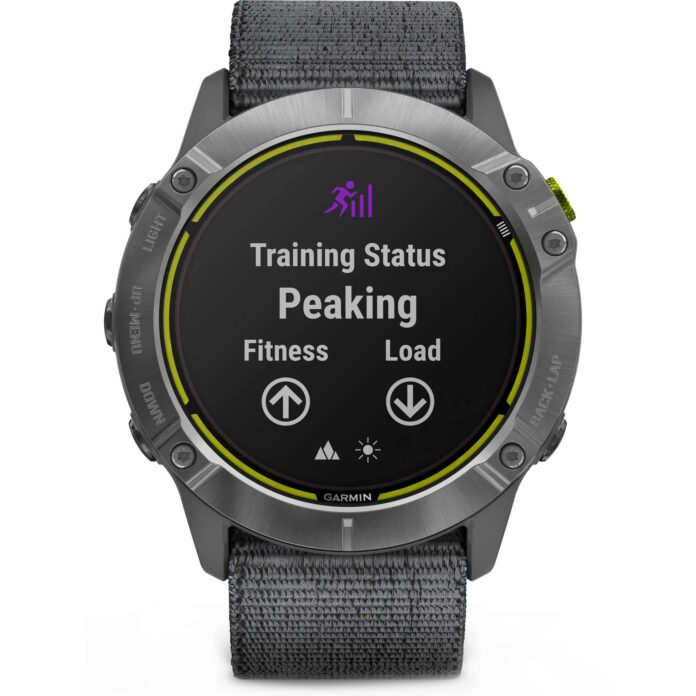 Đồng hồ Garmin Enduro GPS Solar (Steel, Gray UltraFit Nylon Strap)