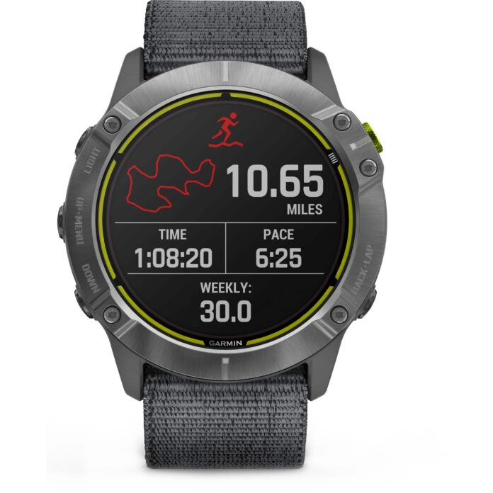 Đồng hồ Garmin Enduro GPS Solar (Steel, Gray UltraFit Nylon Strap)