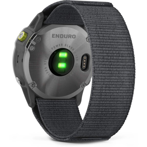Đồng hồ Garmin Enduro GPS Solar (Steel, Gray UltraFit Nylon Strap)