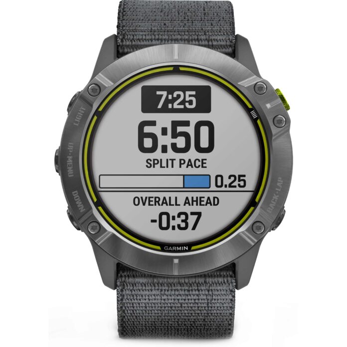 Đồng hồ Garmin Enduro GPS Solar (Steel, Gray UltraFit Nylon Strap)