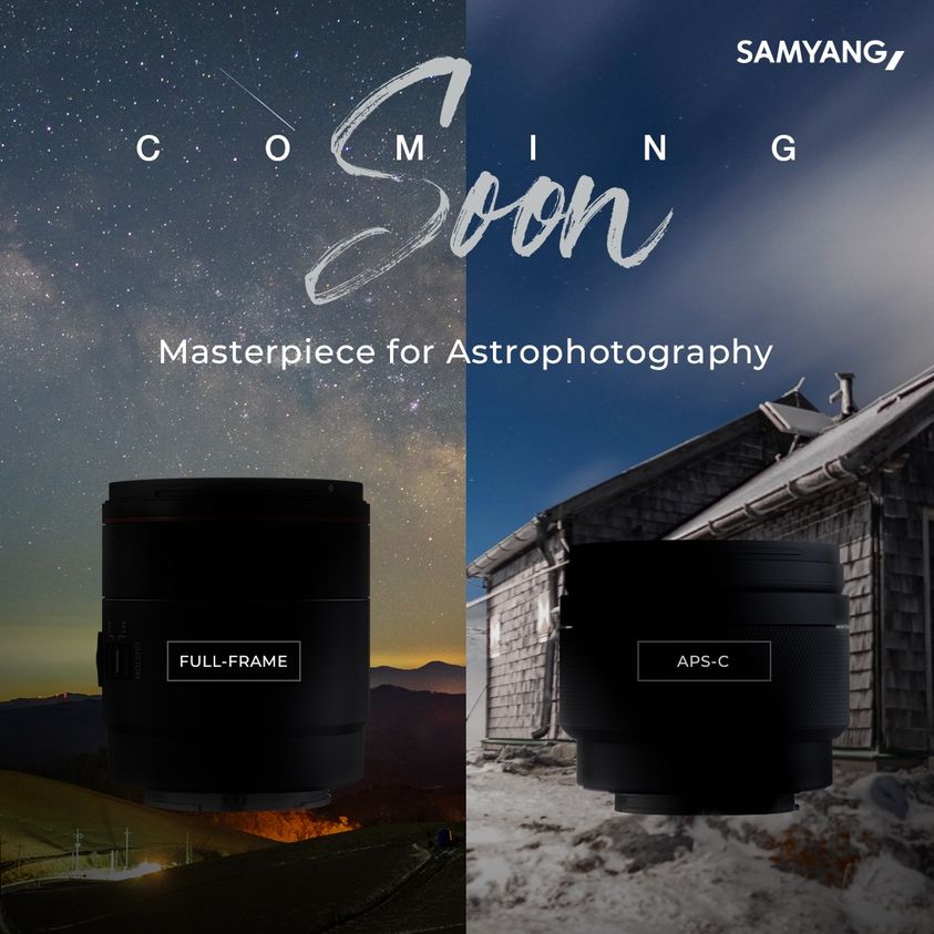 Samyang hé lộ 2 ống kính chụp thiên văn mới cho APS-C và Full Frame