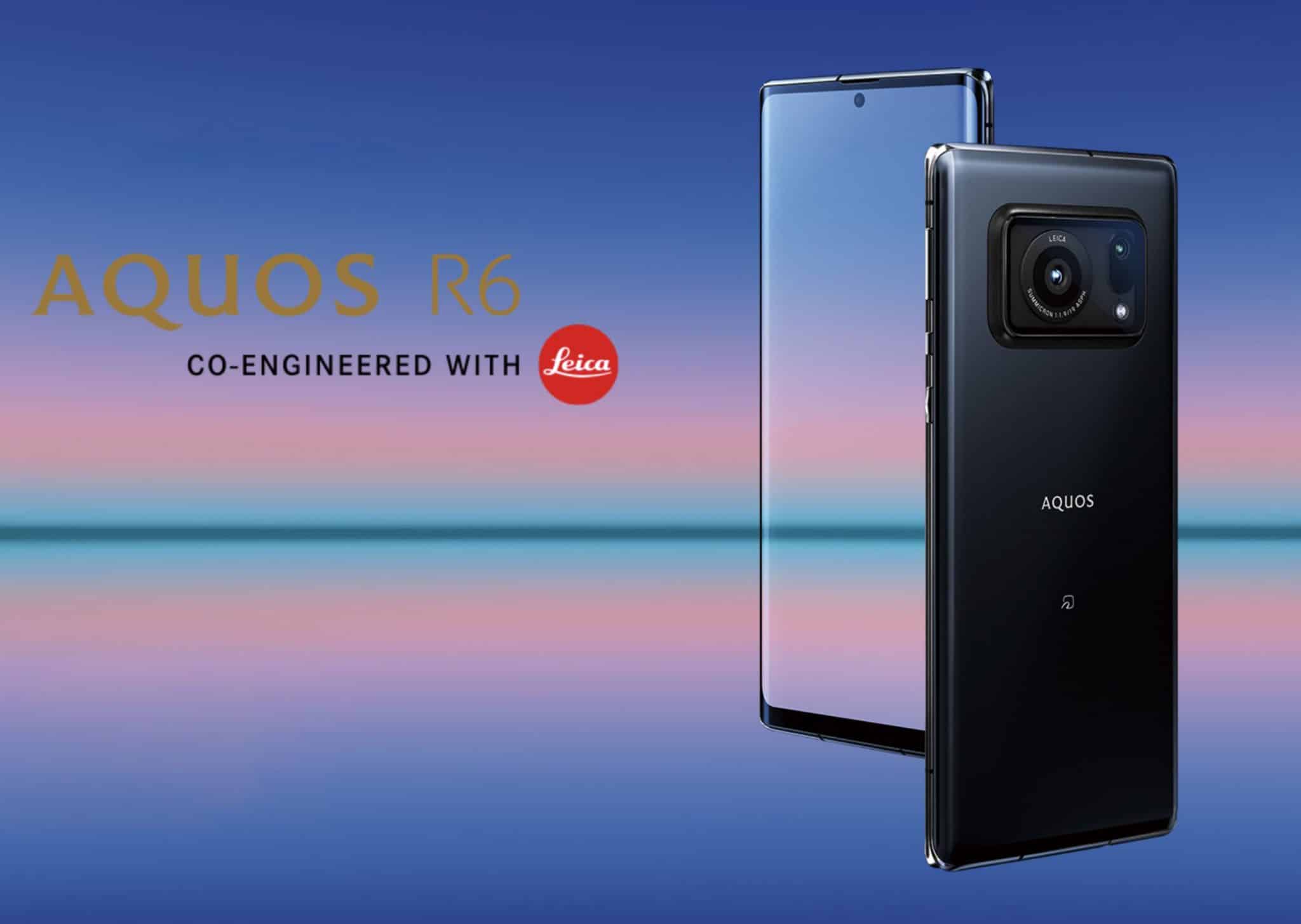 Sharp Aquos R6 ra mắt, camera cảm biến 1-inch hợp tác với Leica