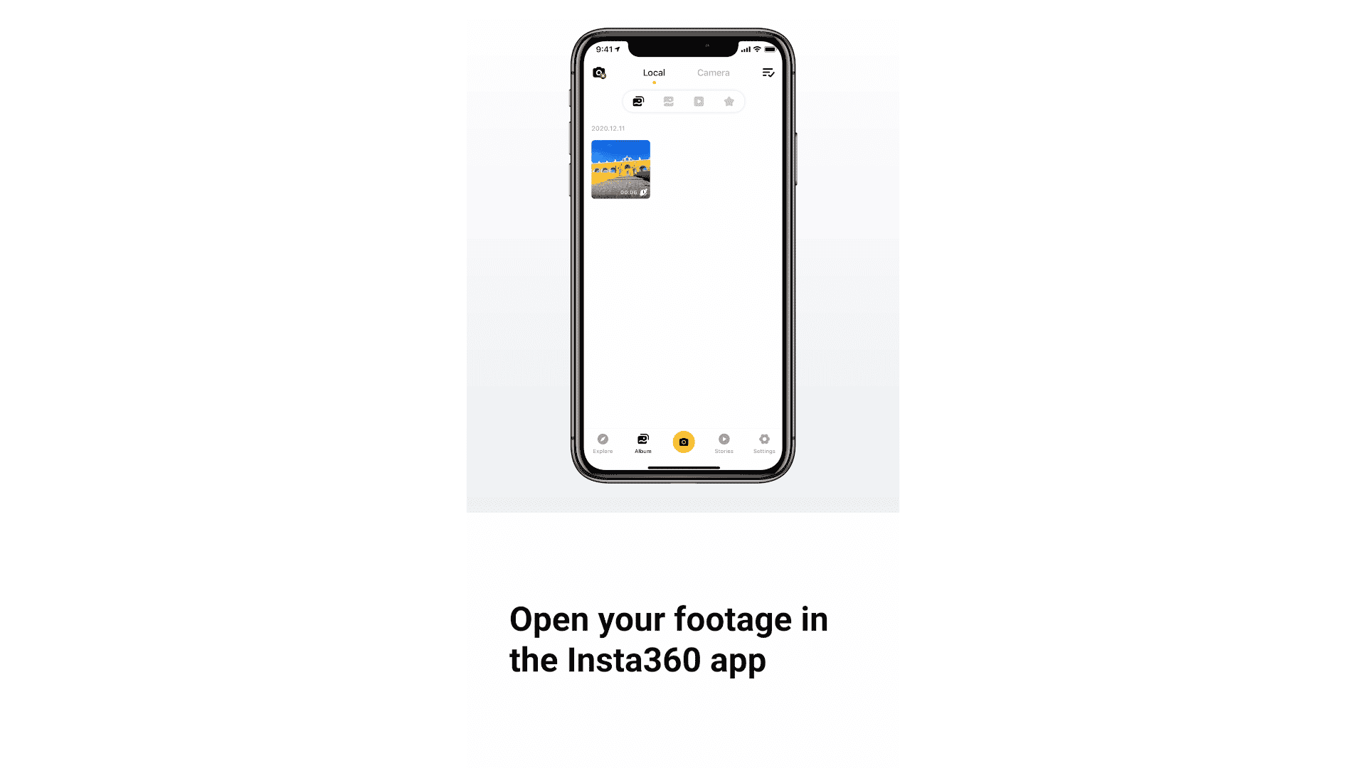 giam meo video insta360 go2 2