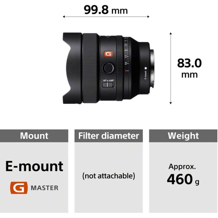 Ống kính Sony FE 14mm F1.8 GM