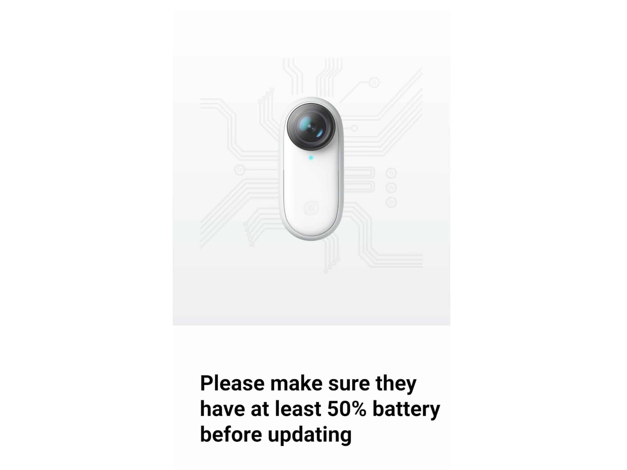 Cap nhat firmware Insta360 GO2
