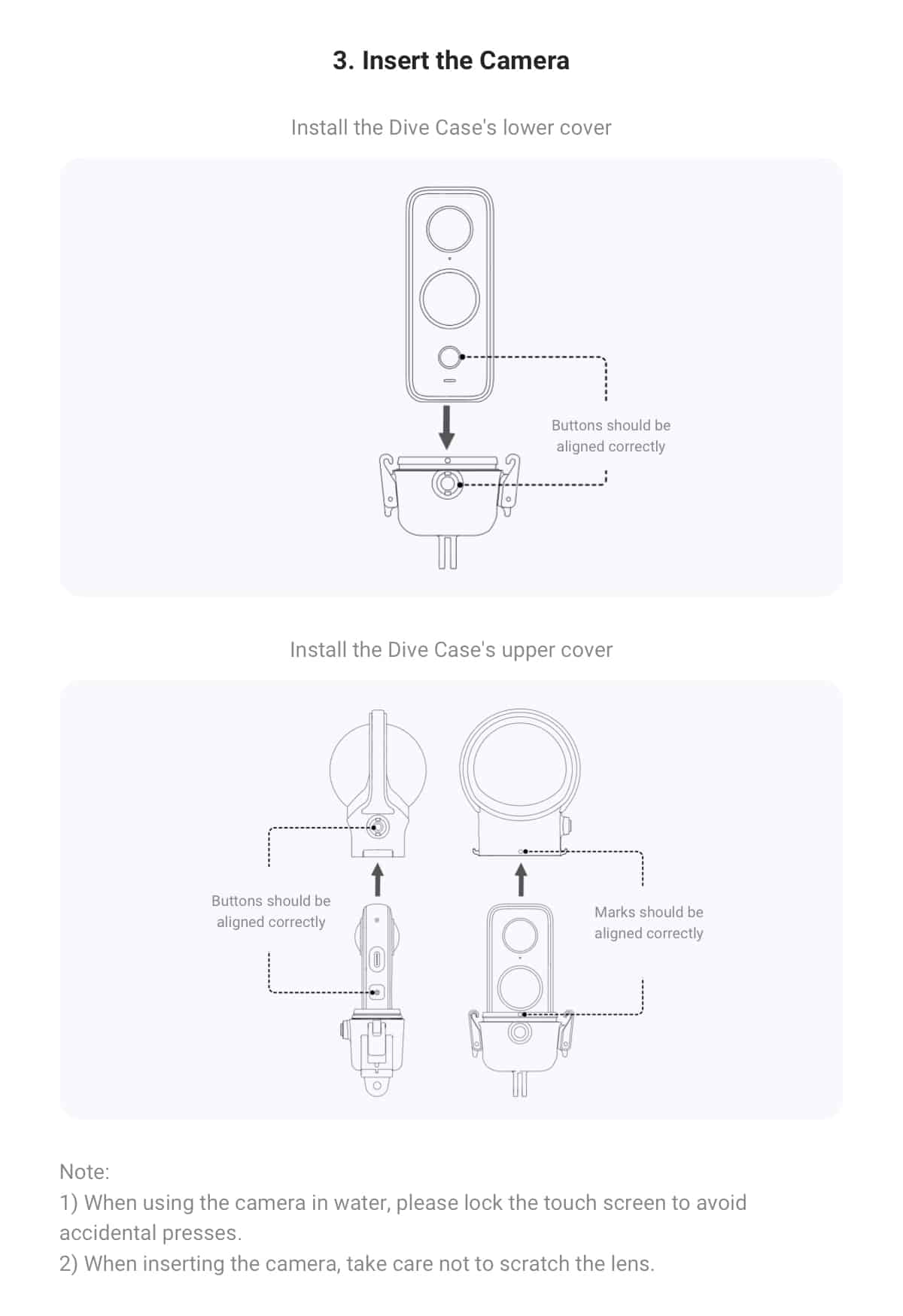 Dive Case cho Insta360 One X2