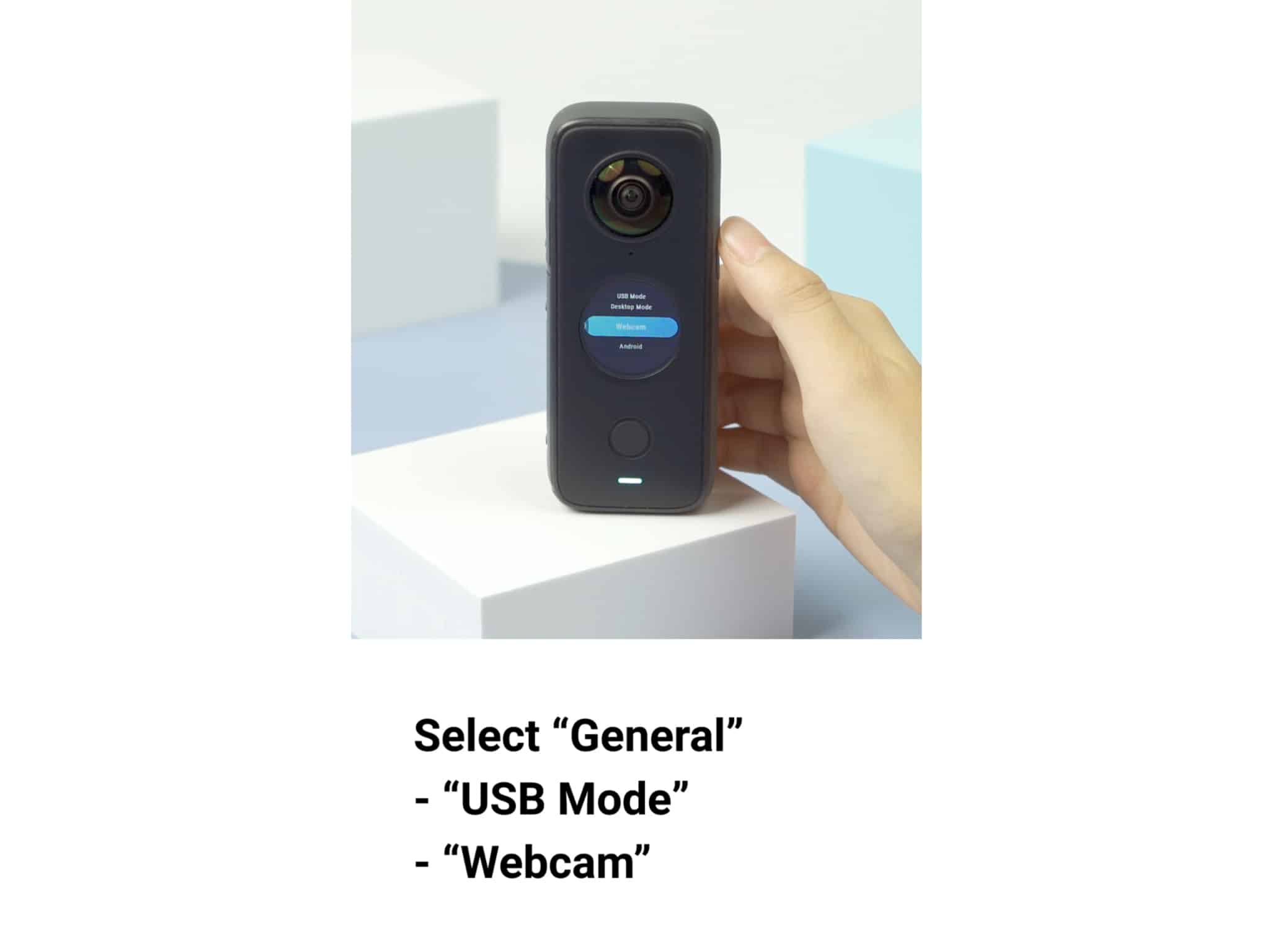 Su dung Insta360 OneX2 lam webcam 4