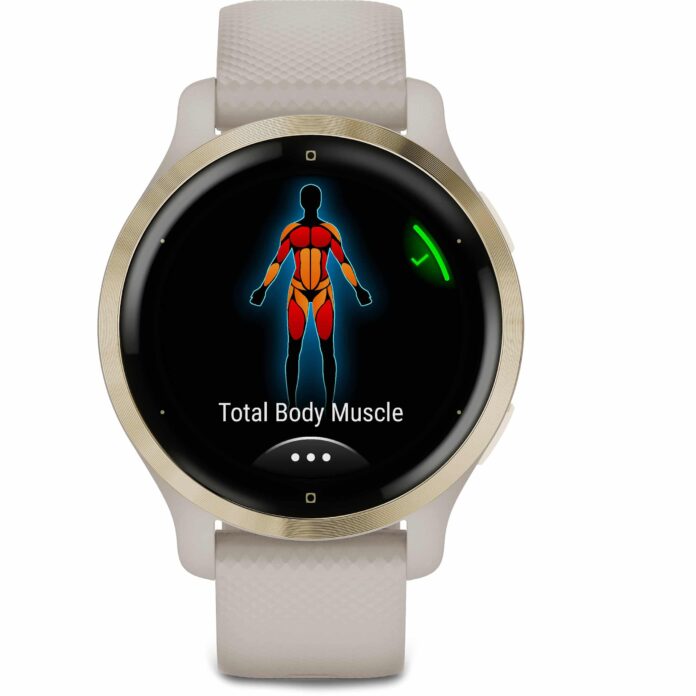 Đồng hồ Garmin Venu 2S (Light Gold & Light Sand)
