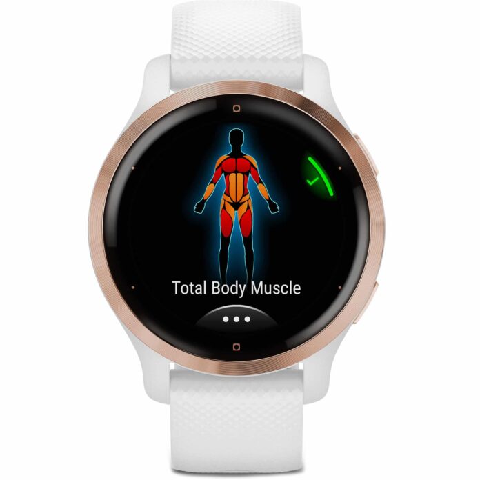 Đồng hồ Garmin Venu 2S (Rose Gold & White)