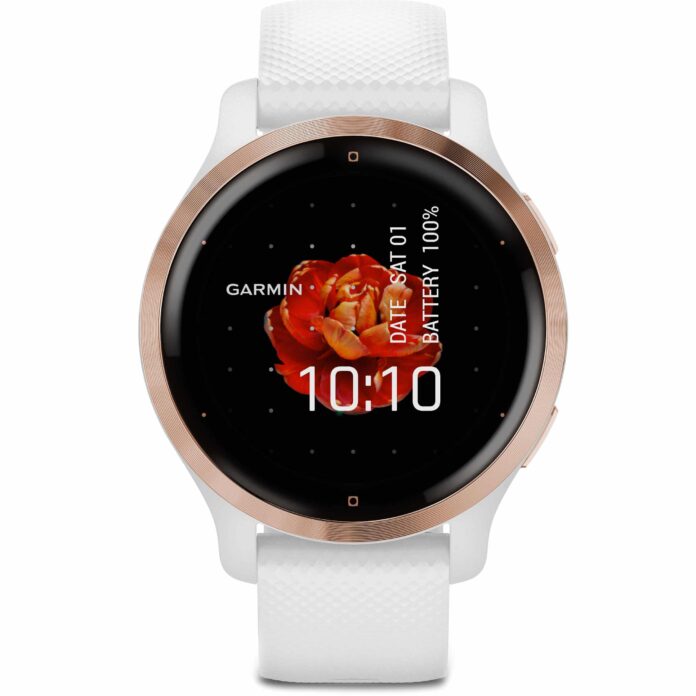 Đồng hồ Garmin Venu 2S (Rose Gold & White)