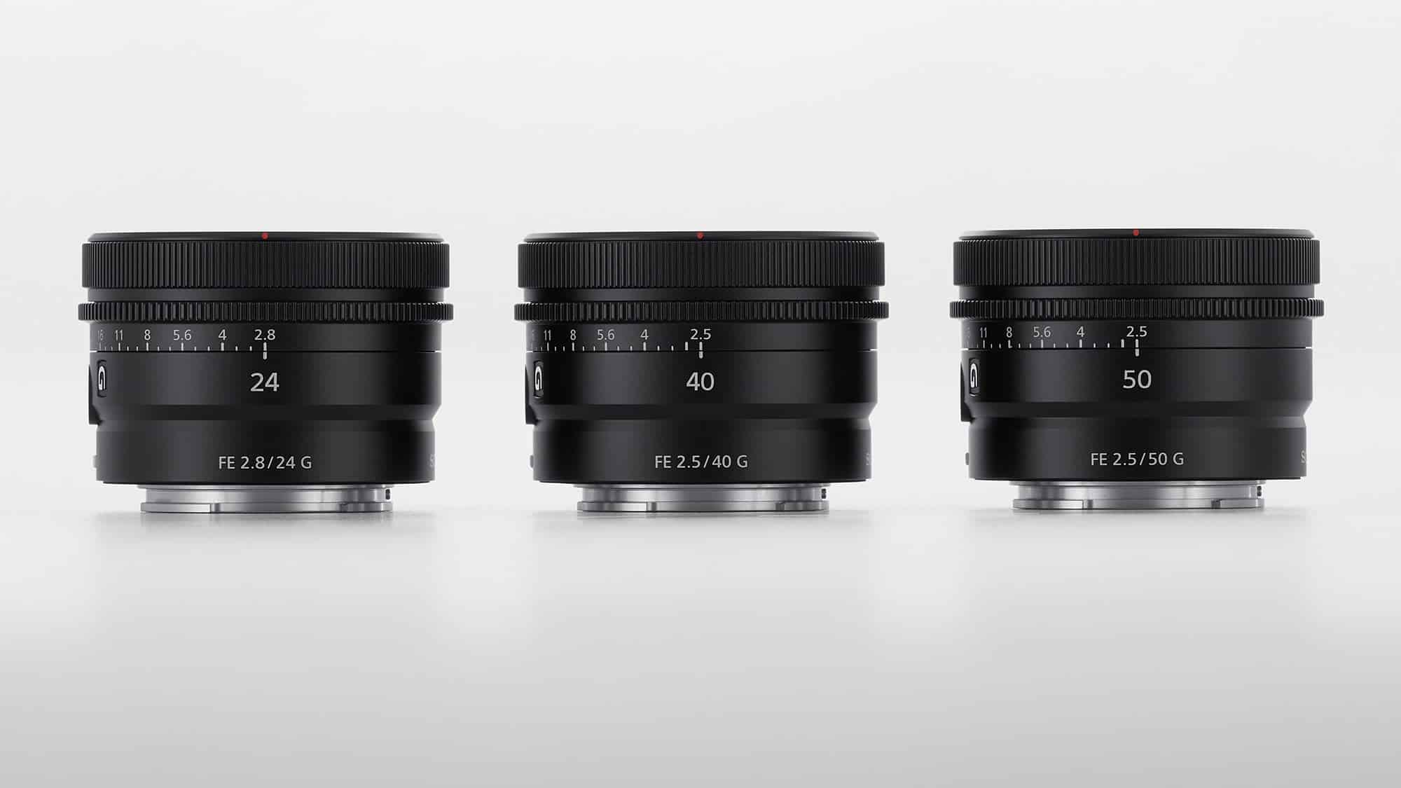 Alpha Universe Sony SEL24F28G SEL40F25G SEL50F25G