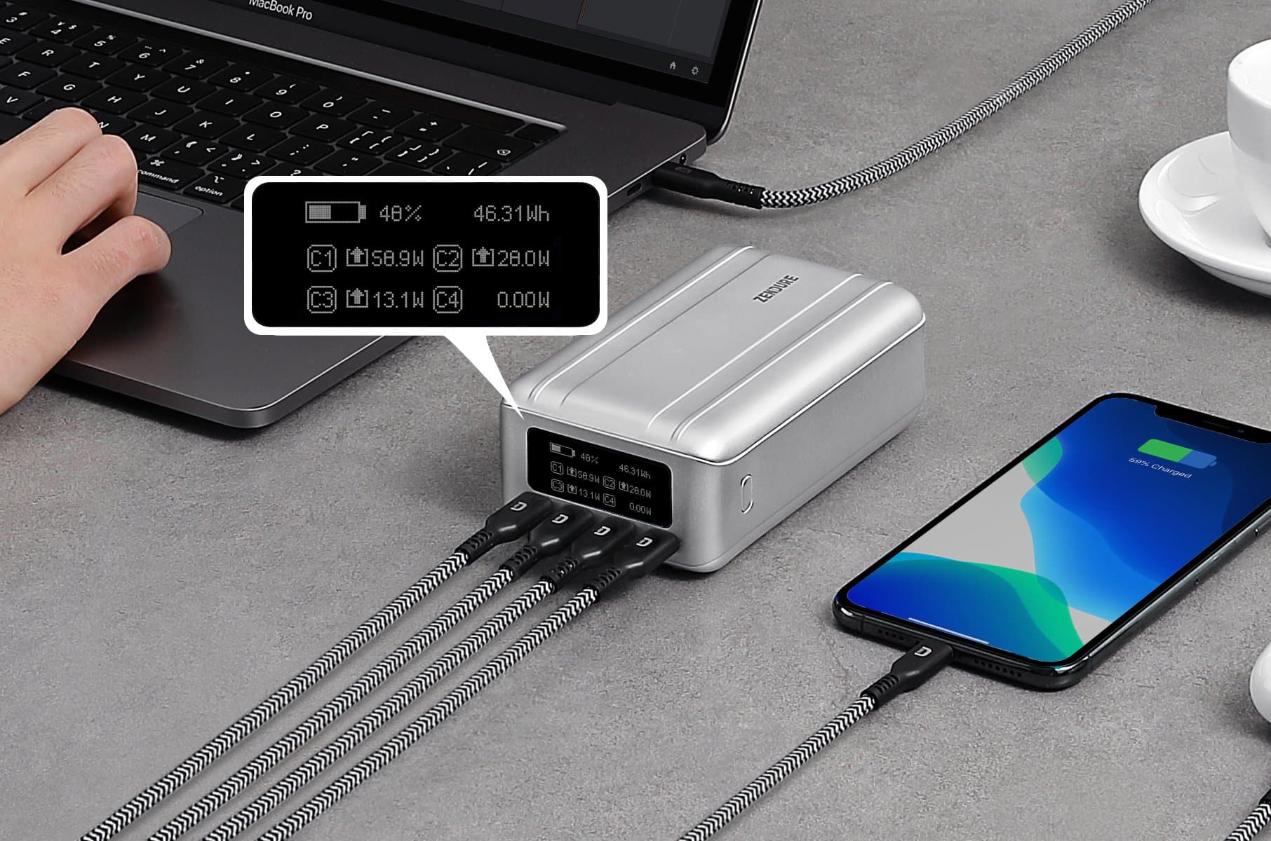 Pin du phong Zendure Supertank Pro 26.800 mAh 100W 02