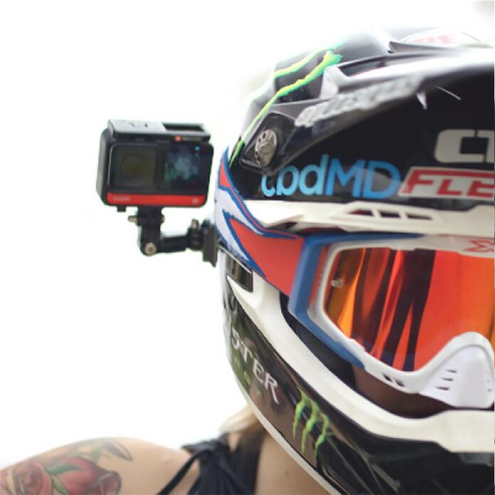 Bộ ngàm gắn nón bảo hiểm cho Insta360 X3/One X2
