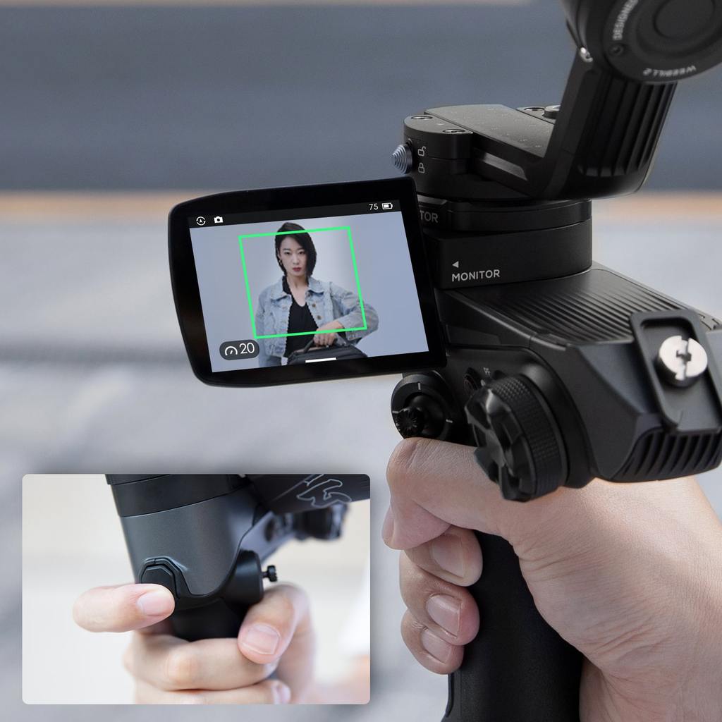 Gimbal Zhiyun Weebill 2 dành cho máy ảnh ra mắt, nâng cấp màn hình cảm ứng đi kèm