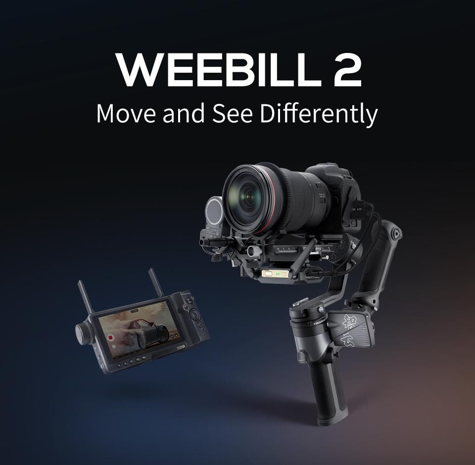 Gimbal Zhiyun Weebill 2 dành cho máy ảnh ra mắt, nâng cấp màn hình cảm ứng đi kèm