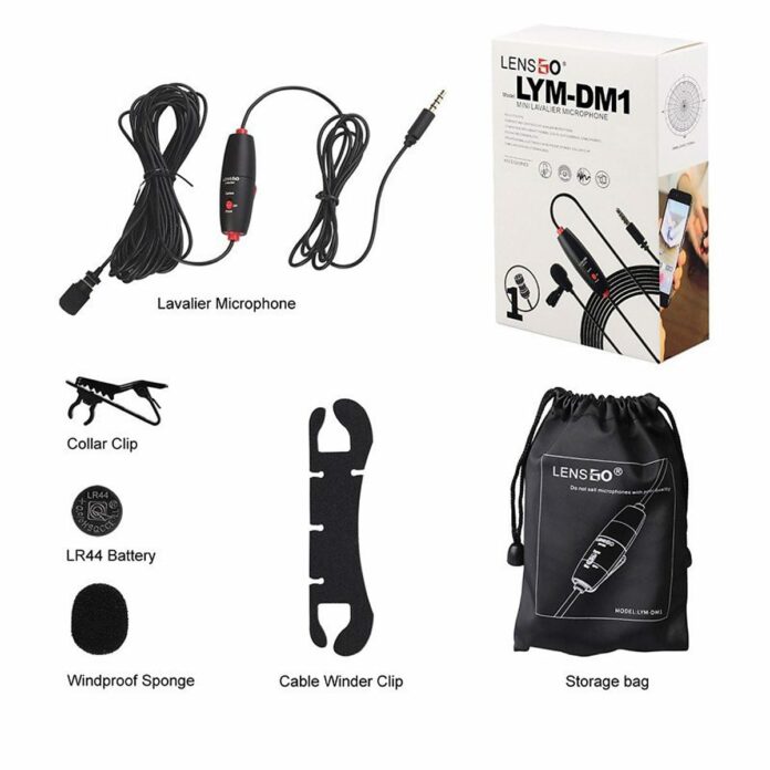 Micro thu âm cài áo LensGo LYM-DM1