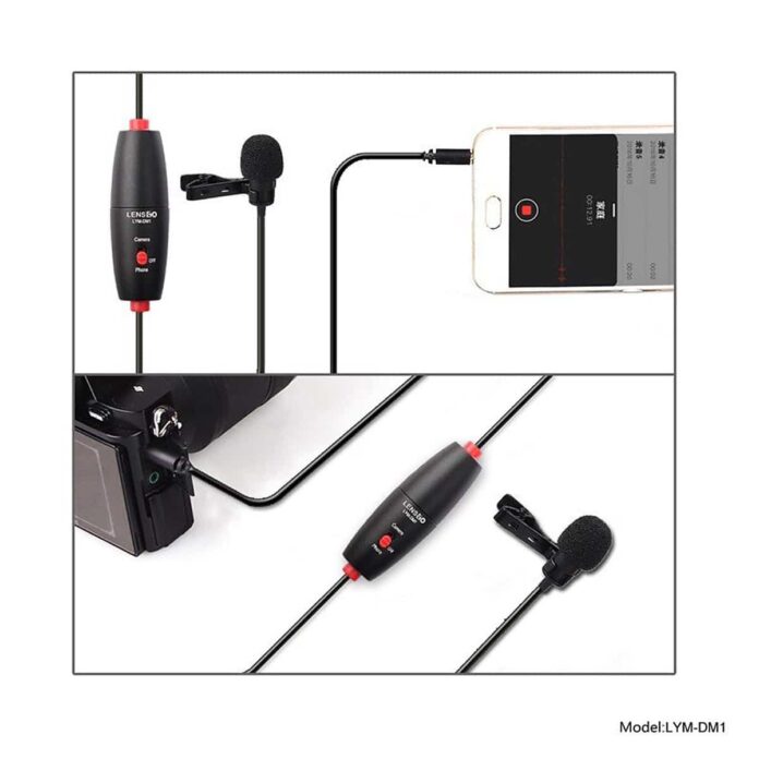 Micro thu âm cài áo LensGo LYM-DM1 Double