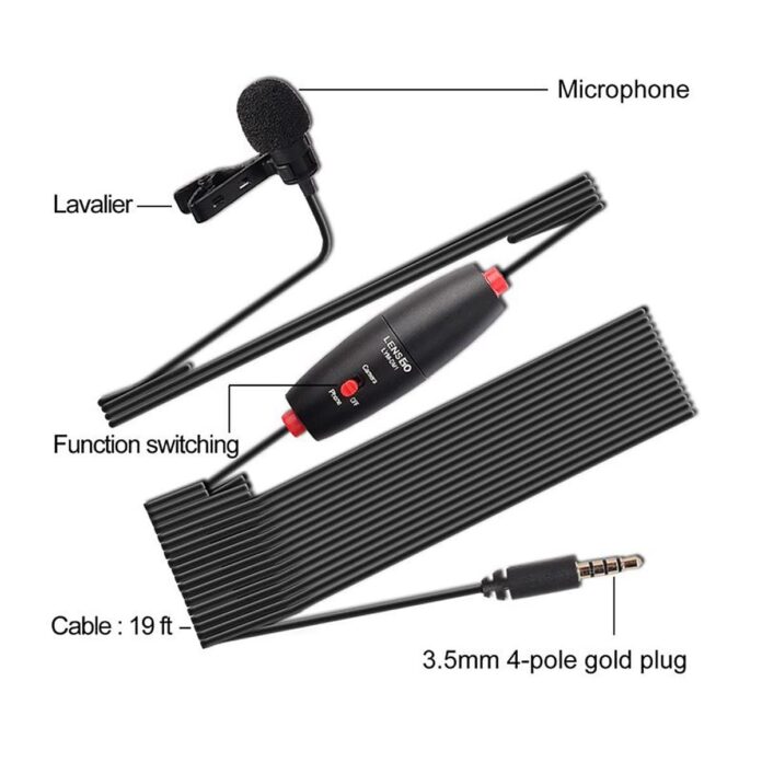 Micro thu âm cài áo LensGo LYM-DM1 Double
