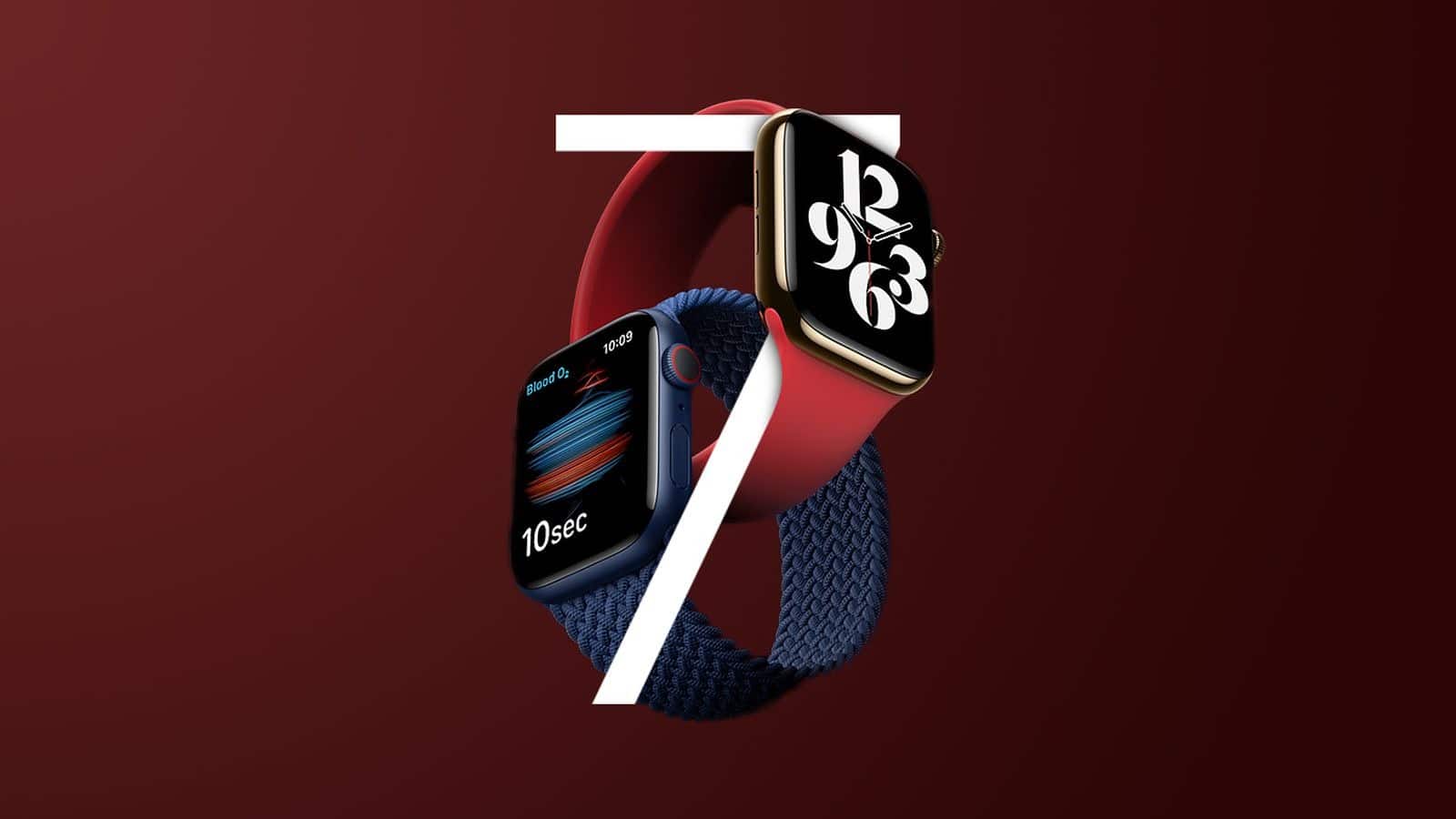 Apple Watch Series 7 sẽ có 2 kích thước 41mm và 45mm