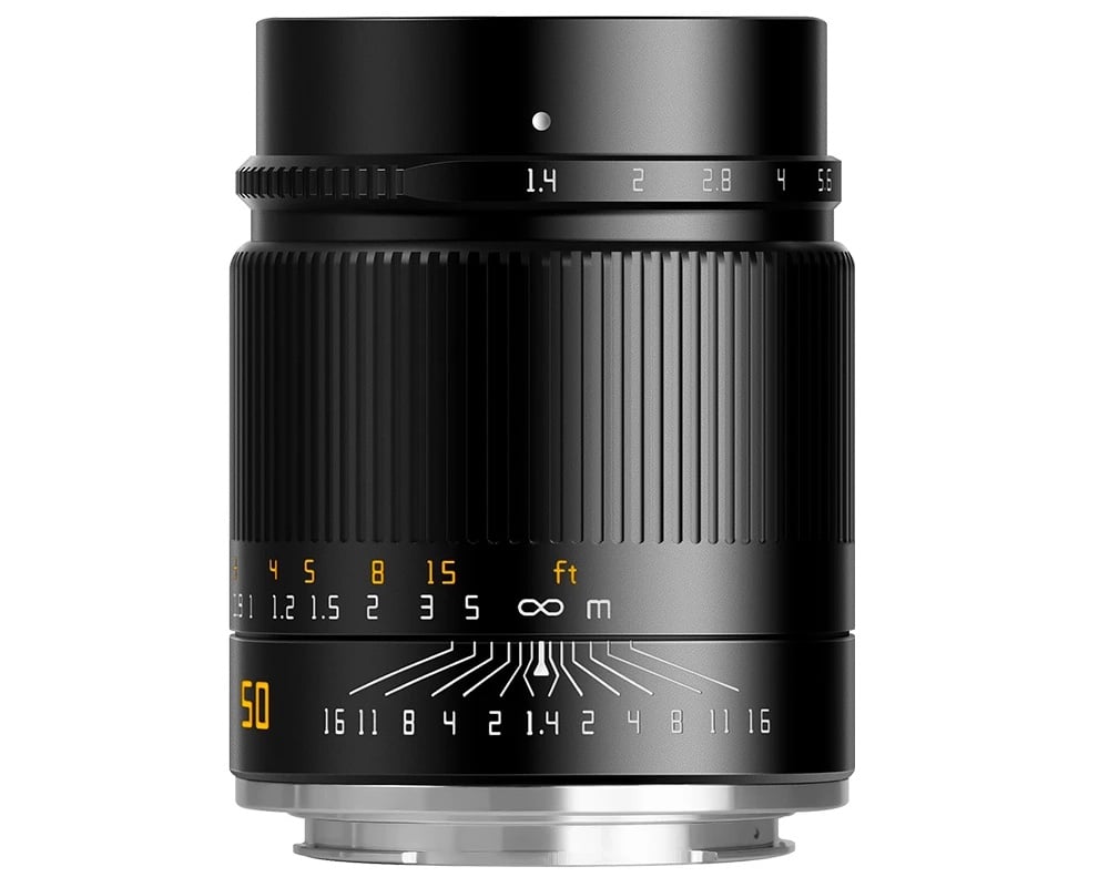 TTArtisan ra mắt ống kính 50mm F1.4 cho các máy ảnh Full Frame