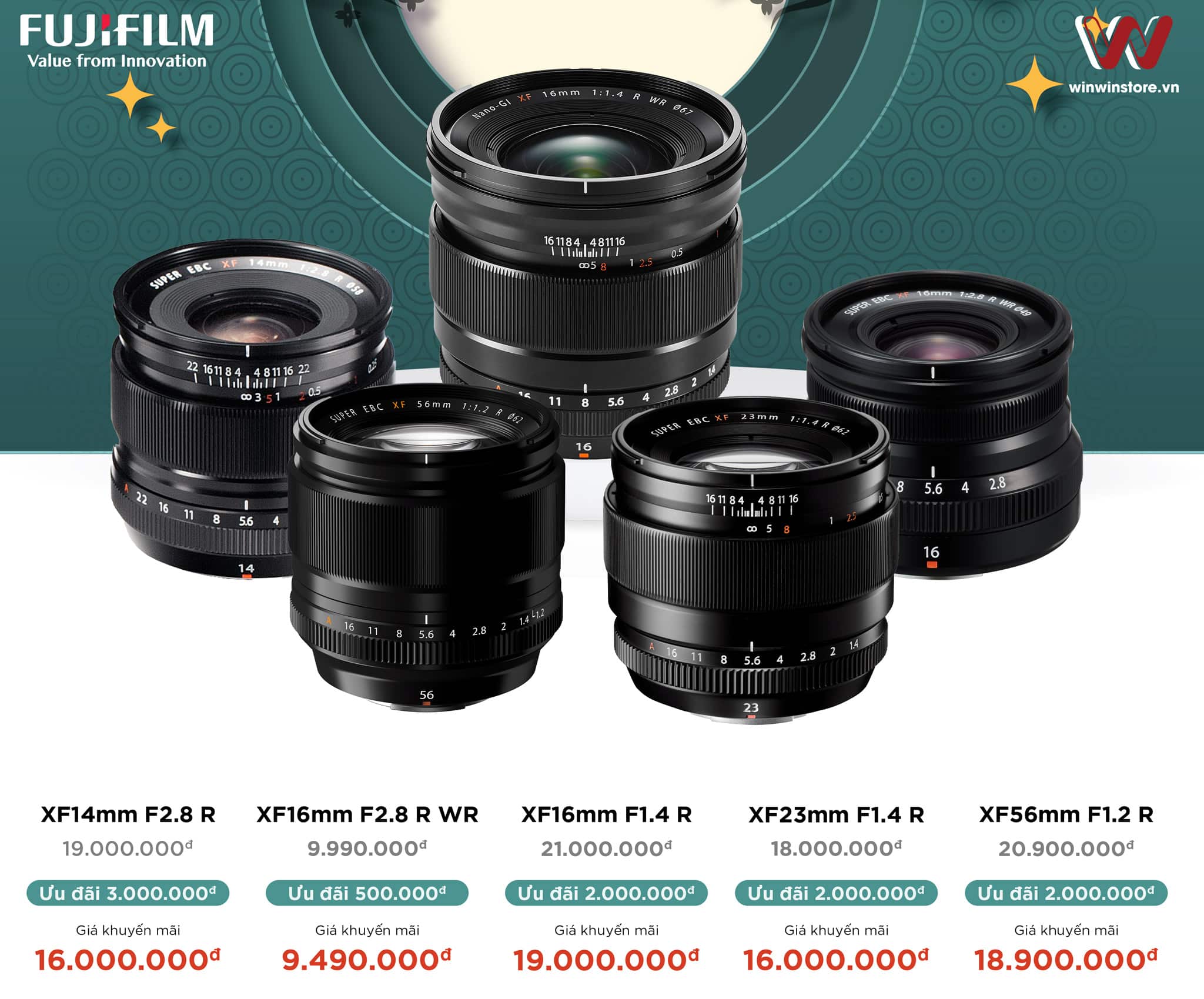 Ưu đãi tháng 9 với Fujifilm, ĐÓN TIỆC TRĂNG CÔNG NGHỆ, NHẬN ƯU ĐÃI SIÊU MÊ tại WinWinStore