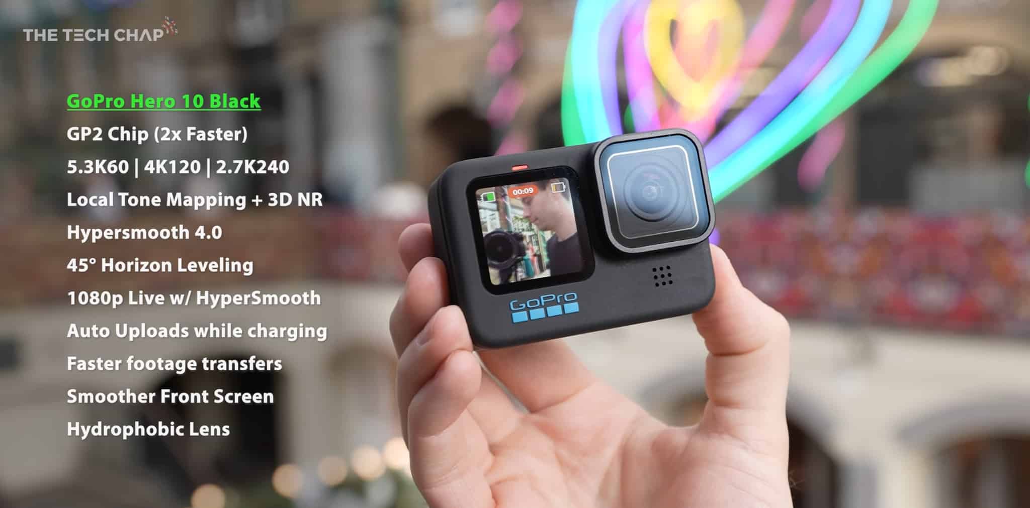 GoPro HERO 10 sẽ quá nhiệt sau hơn 20 phút quay video