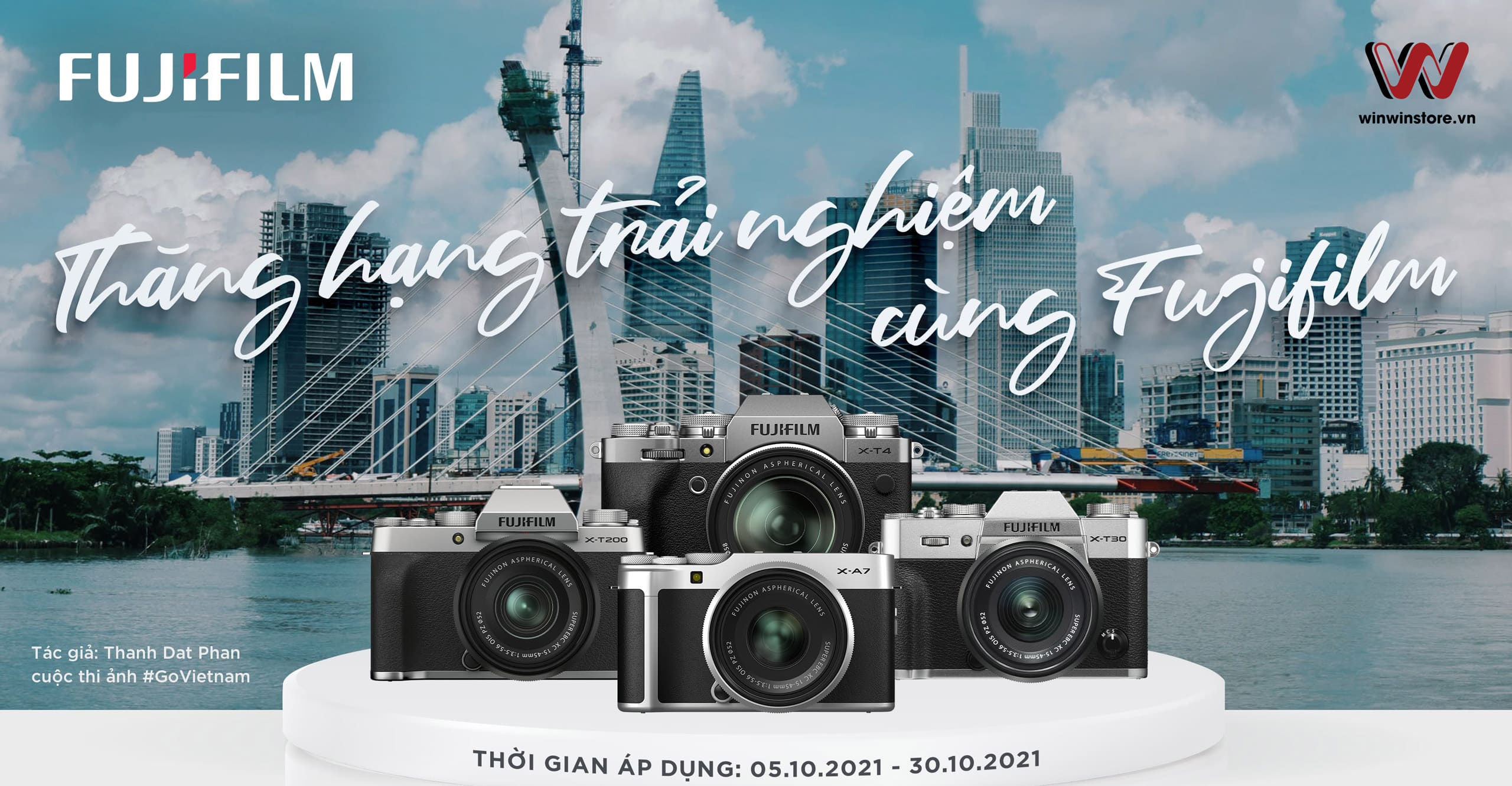 Khuyến mãi tháng 10 và THĂNG HẠNG TRẢI NGHIỆM CÙNG FUJIFILM với loạt sản phẩm giảm giá