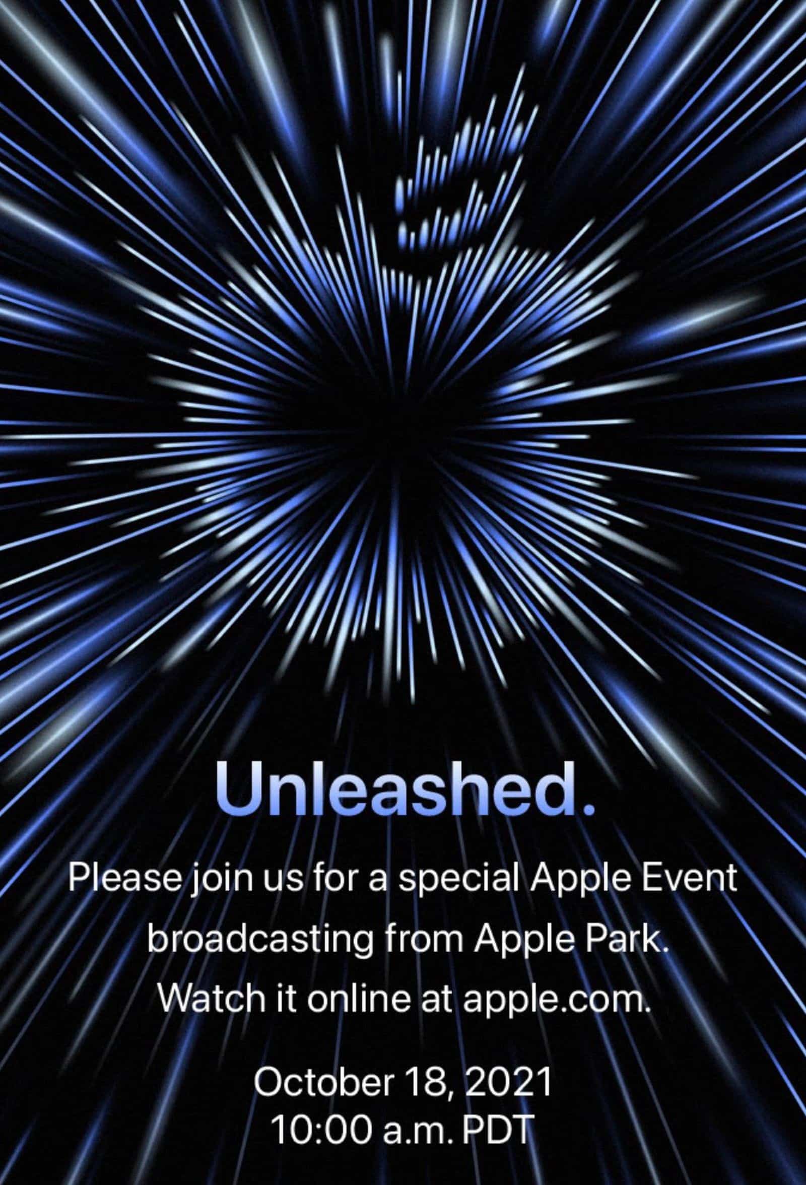 Apple gửi thư mời đến sự kiện “Unleased” vào ngày 19/10 ra mắt loạt máy Mac mới