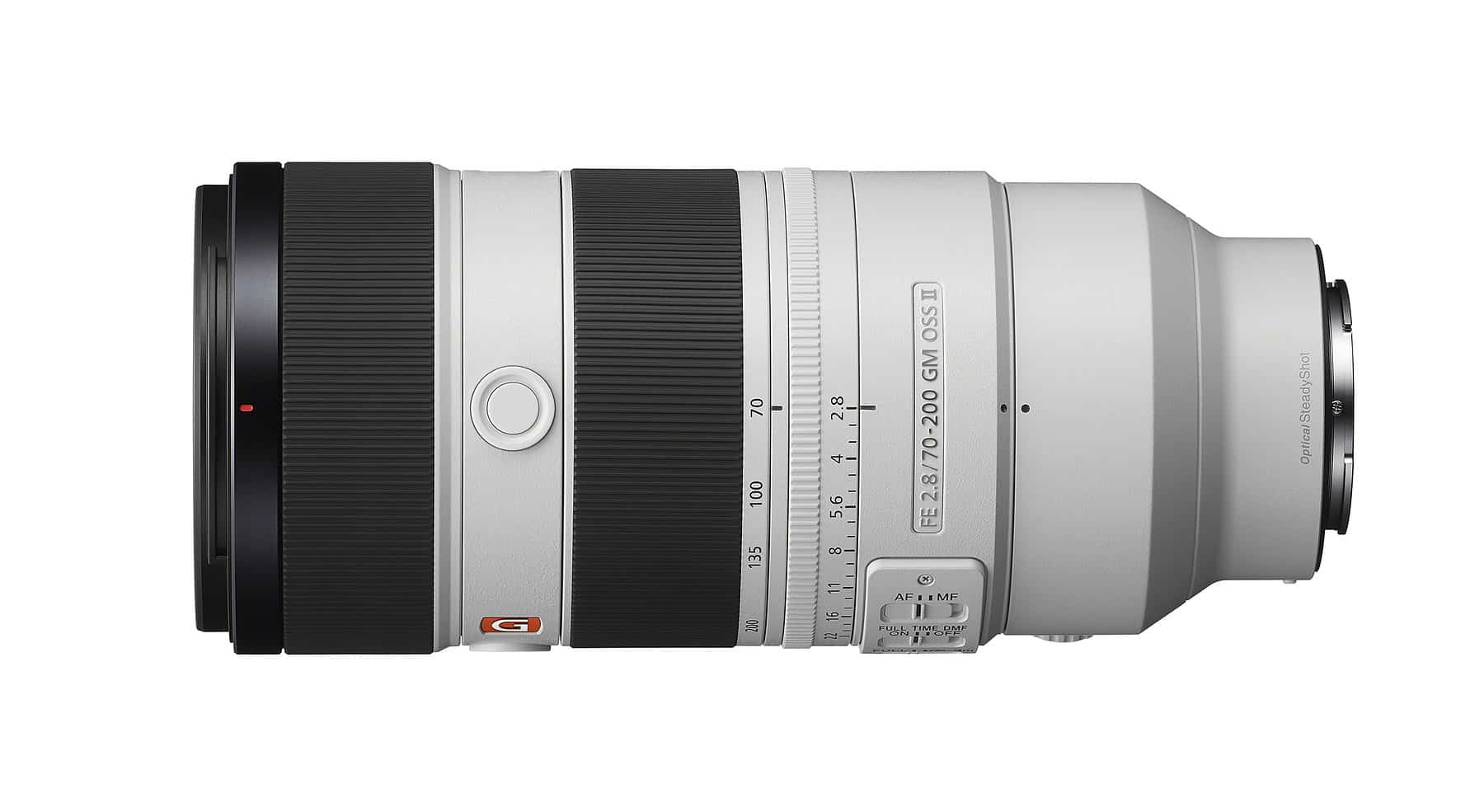 Ống kính Sony FE 70-200mm F2.8 GM OSS II ra mắt với thiết kế hoàn toàn mới