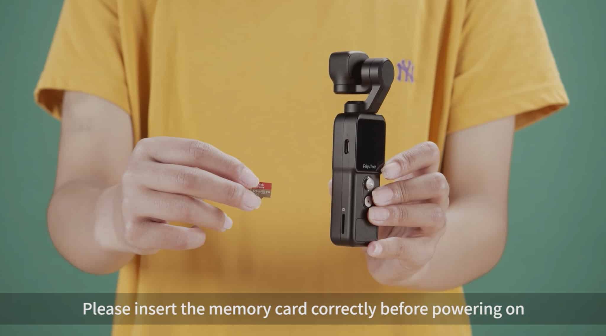 Những thứ cần nhớ và các thao tác cơ bản cơ bản trước khi sử dụng camera hành trình Feiyu Pocket 2