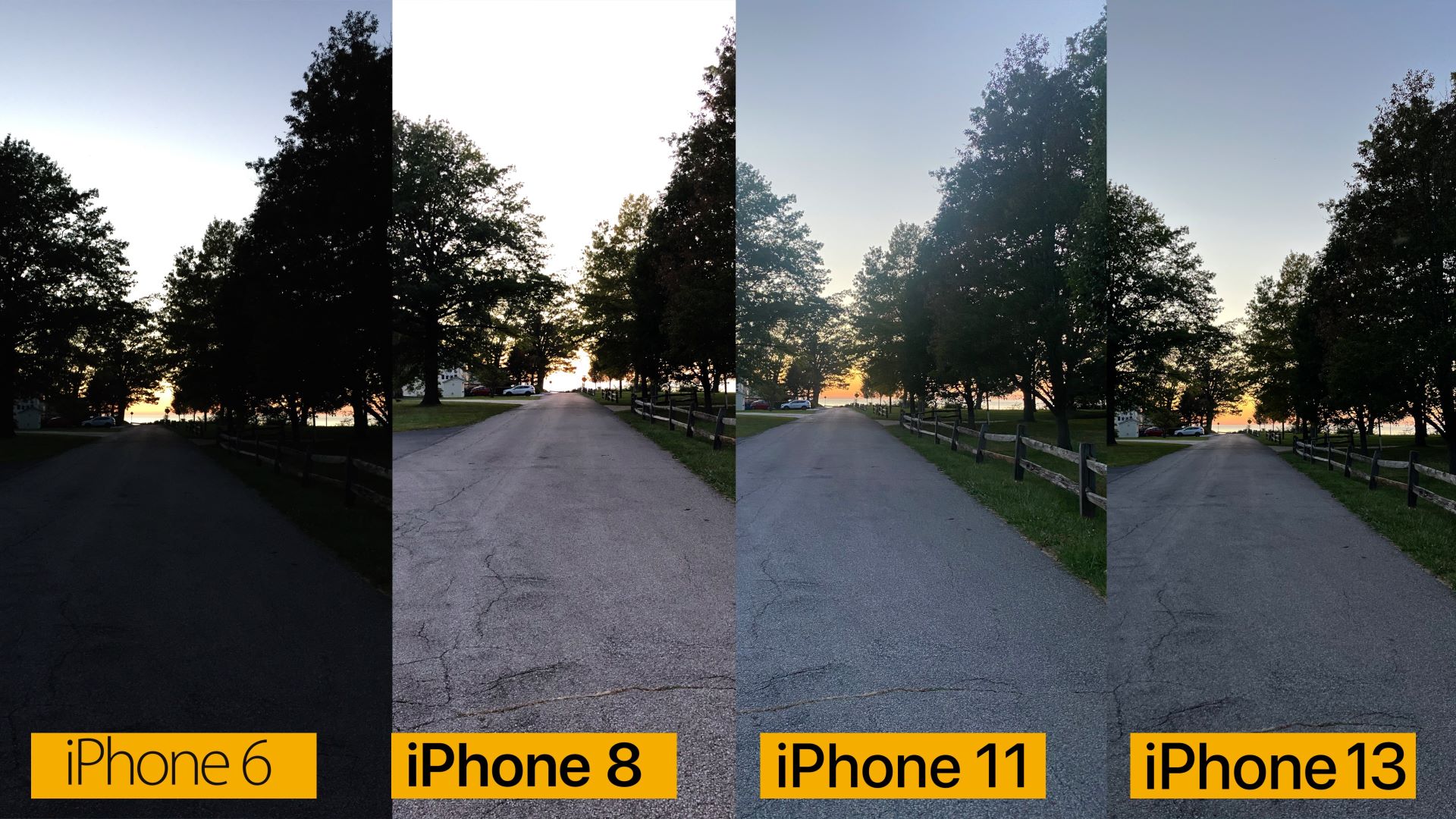 iPhone 13 camera compare
