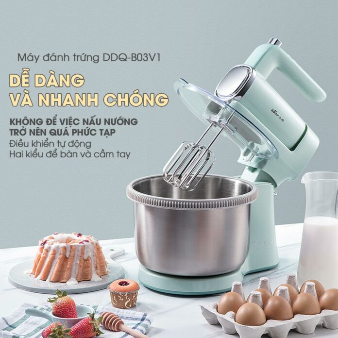 Máy đánh trứng nhồi bột Bear DDQ-B03V1