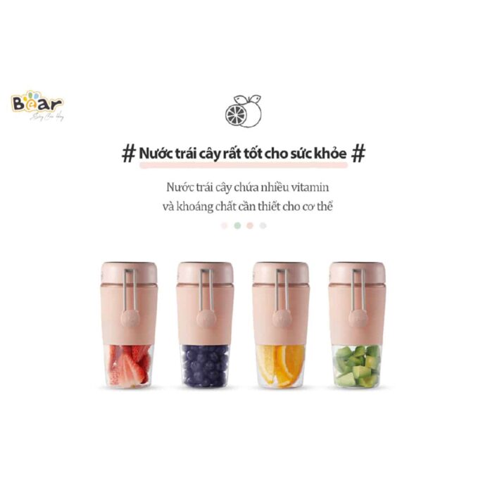 Máy xay sinh tố cầm tay Bear LLJ B03C1