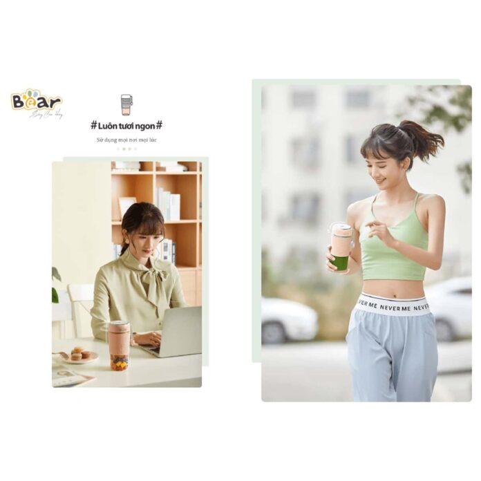 Máy xay sinh tố cầm tay Bear LLJ B03C1