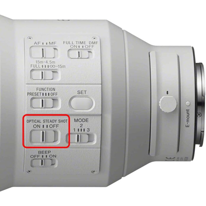 Ống kính Sony FE 600mm F4 GM OSS