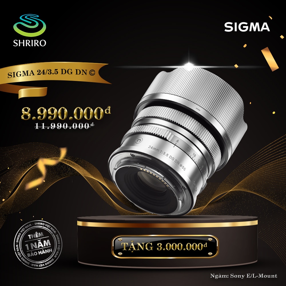 Sài gòn trở lại – Sigma Sale lợi hại hơn xưa! Khuyến mãi giảm giá cực ưu đãi ống kính Sigma cùng nhiều quà tặng hấp dẫn