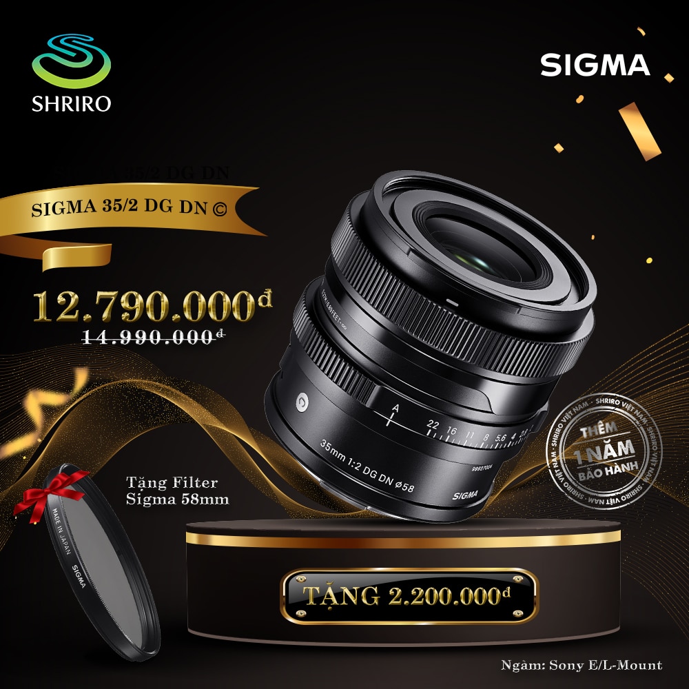 Sài gòn trở lại – Sigma Sale lợi hại hơn xưa! Khuyến mãi giảm giá cực ưu đãi ống kính Sigma cùng nhiều quà tặng hấp dẫn