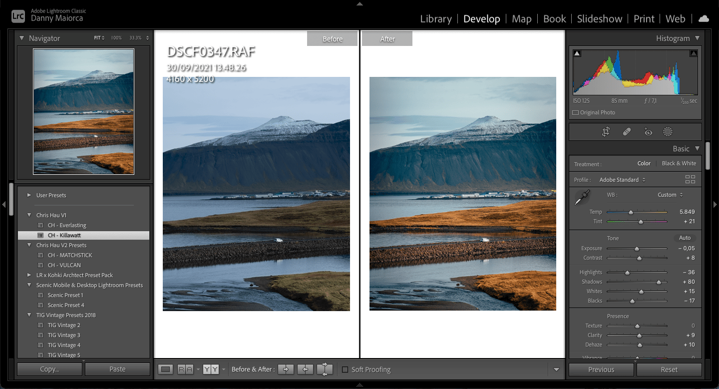 Chris Hau Preset Lightroom