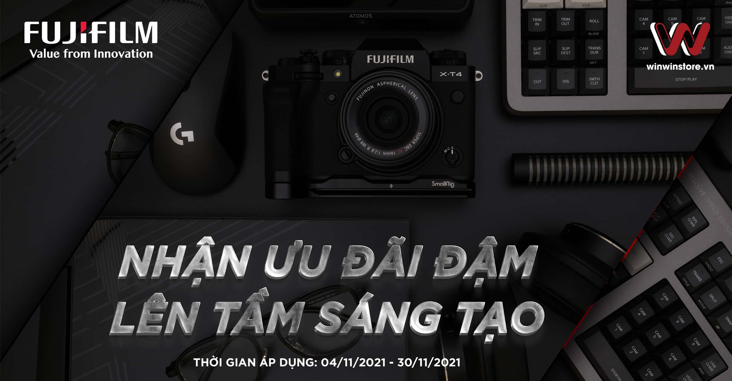 NHẬN ƯU ĐÃI ĐẬM - NÂNG TẦM SÁNG TẠO CÙNG FUJIFILM, hoàn tiền lên đến 3 triệu đồng cực hấp dẫn