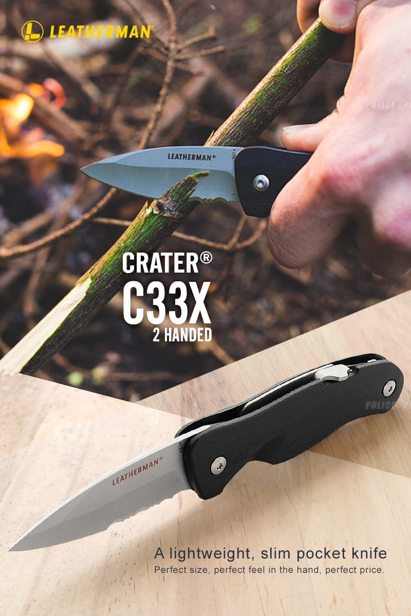 Dao đa năng Leatherman Crater C33X (Black)