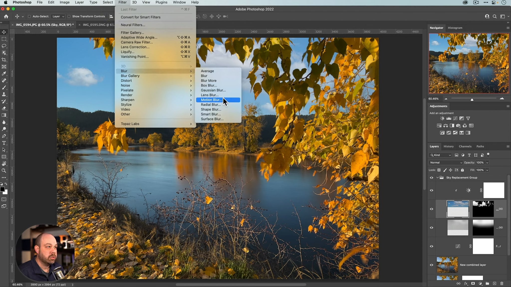 Simulate long exposure without ND filter 25