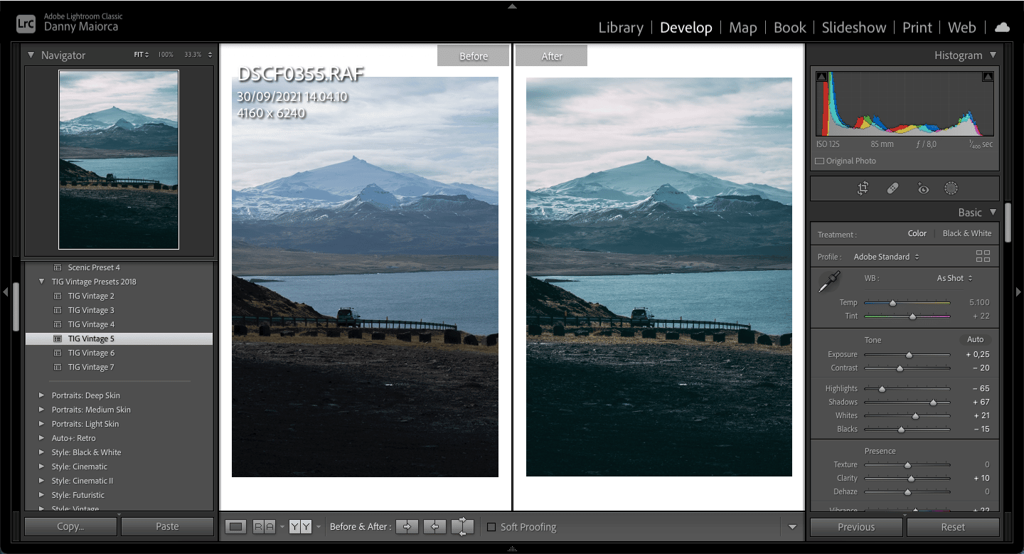 That Icelandic Guy Vintage Preset