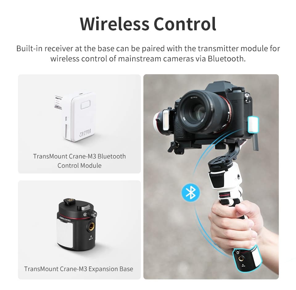 Zhiyun ra mắt gimbal Crane M3 mới với đèn LED trợ sáng và nâng cấp motor chống rung