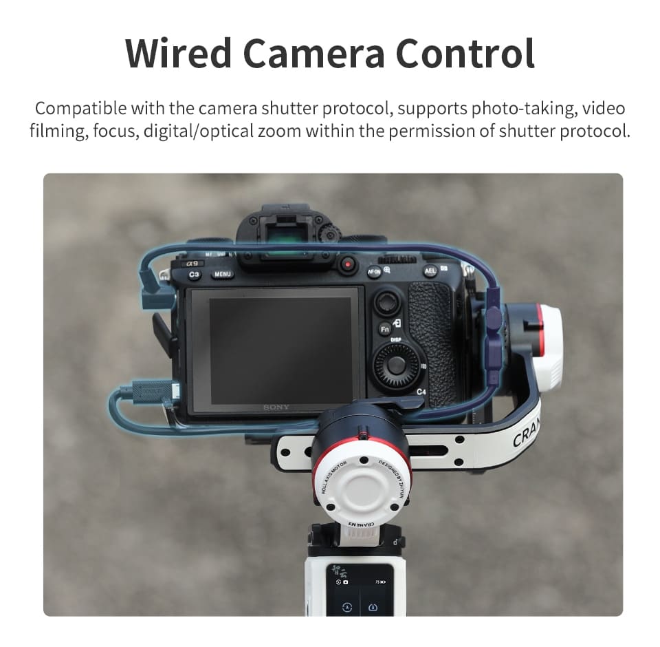 Zhiyun ra mắt gimbal Crane M3 mới với đèn LED trợ sáng và nâng cấp motor chống rung