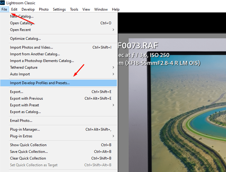 import preset